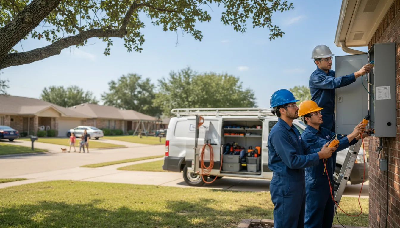 Certified electrician providing emergency electrical services in Breckenridge, TX